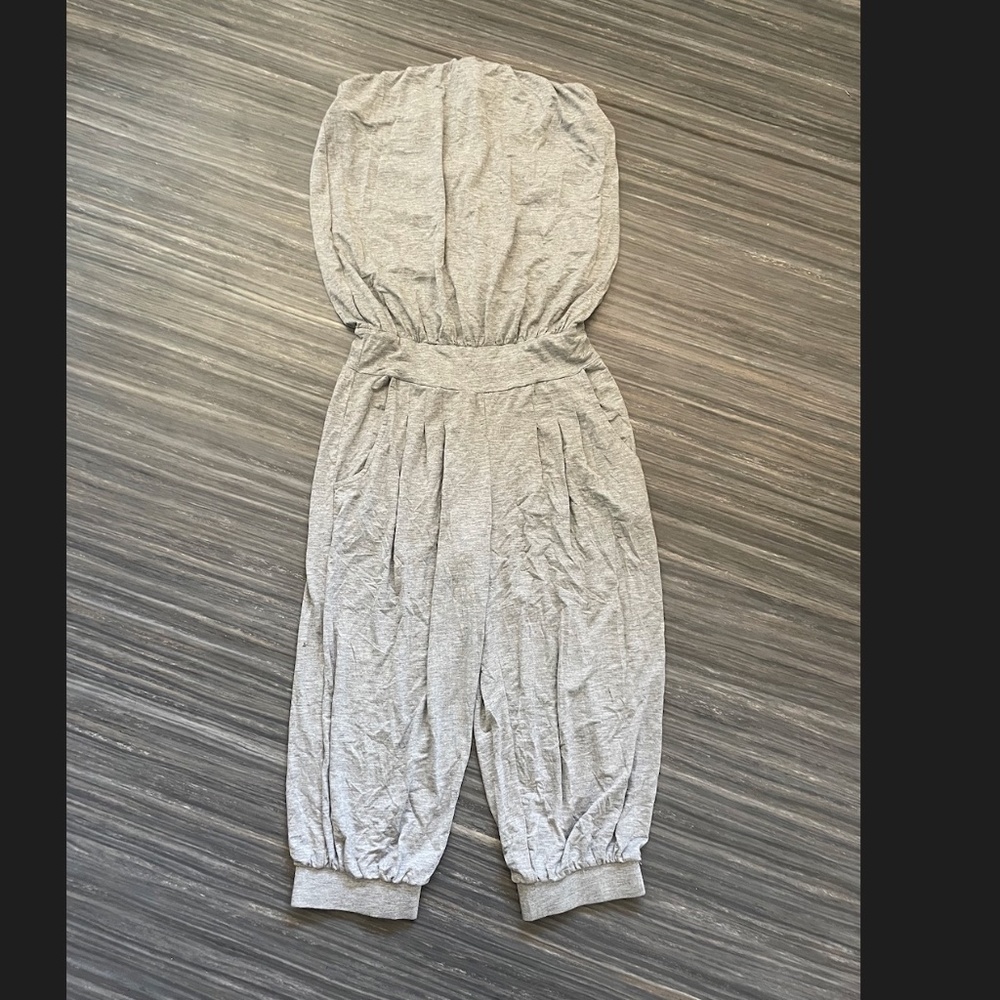 Strapless jersey jumpsuit by FrouFrou LA